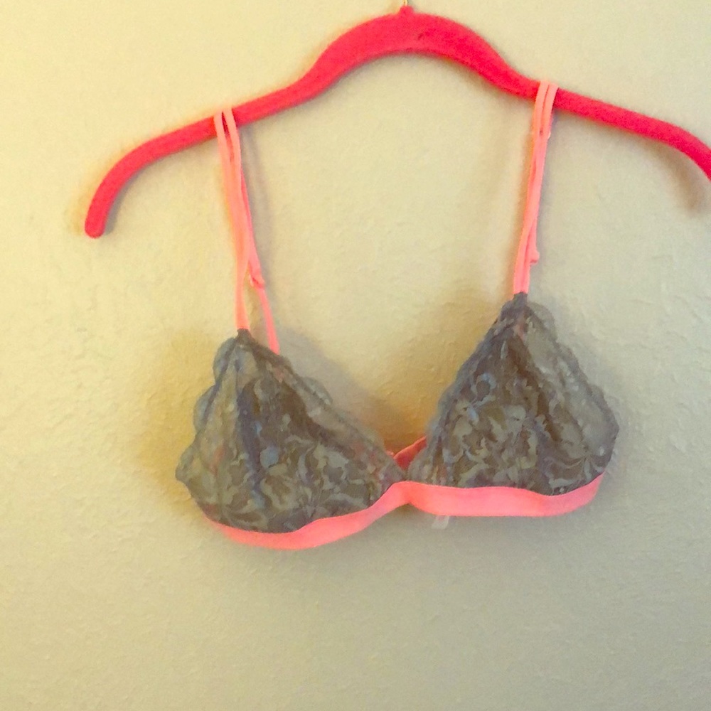 Victoria’s Secret Pink Lace Triangle Bralette